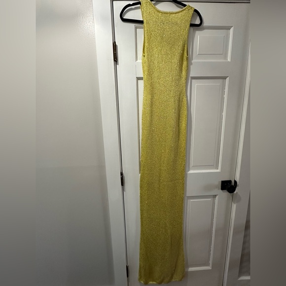 Asta Resort NataliaChartreuse Sequin Maxi Dress - Picture 7 of 12